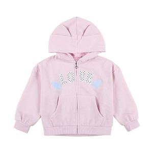 [로엠걸즈(아동)]반짝 고양이귀 기모후드집업 RGJM25T1P