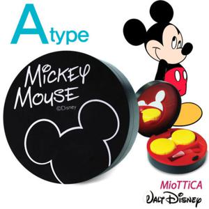 [월트디즈니]미키마우스 캐릭터 원형 컴팩트 케이스세트(보관함+렌즈케이스+집게+거울)/다용도 악세서리 보관함