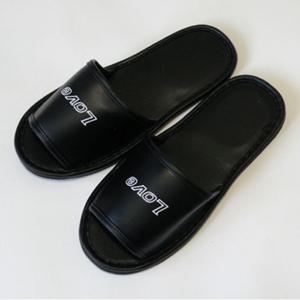 프리미엄 레자실내화 (블랙) 슬리퍼 거실화 사무실화 층간소음