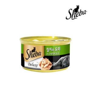 쉬바 고양이캔 참치흰살과 도미 그레이비소스 85G
