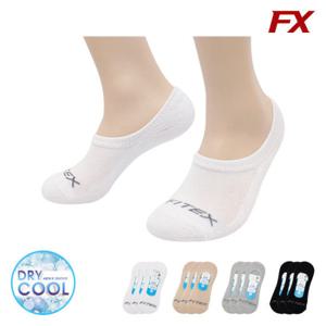 피트엑스 드라이쿨 남녀 파일덧신 3매세트/스포츠 덧신/빅사이즈