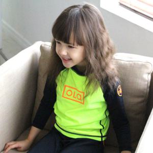 [OLA]올라 KIDS 라임 나그랑 래쉬가드/아동 래쉬가드/수영복