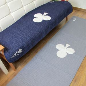 클로버 퀼트 4단 쇼파방석/패드