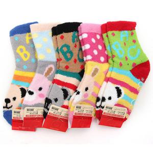 [빅토] 아동 수면양말(소) 2~4세용 3켤레랜덤