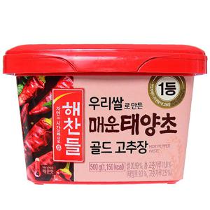 해찬들 매운태양초골드고추장500p