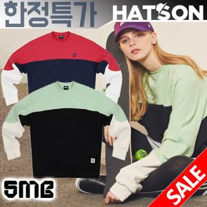 [햇츠온]SMB 브랜드 남자 여자 무지 맨투맨 티셔츠 K1SM407 AD