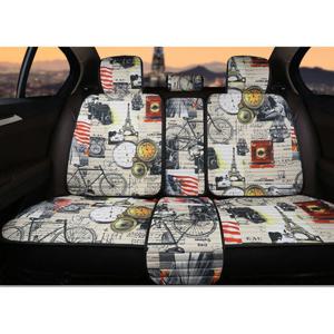 VIP 뉴 유니언잭 사계절 가죽시트 -뒷좌석 1SET