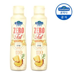 폰타나 무지방 저칼로리 파인애플 샐러드소스 230g X 2병