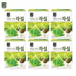 [녹차원] 맛있는녹차작설 10티백x6