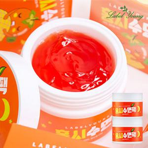 [라벨영] 매끈촉촉 수딩케어/화장발 피부/쇼킹 홍시수면팩 2개