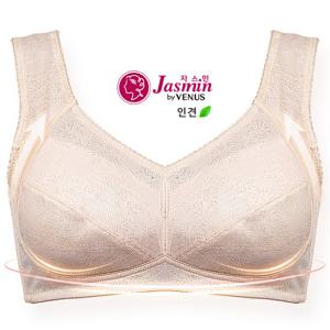 [비너스 자스민] 쿨 인견 노와이어 홑겹 풀컵 브라 jbr2129