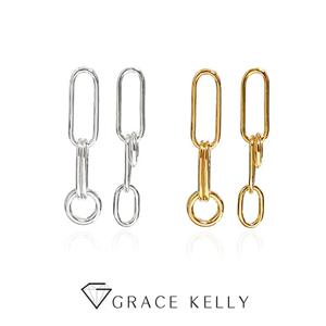 그레이스켈리 로롤 클립 귀걸이 EZ351