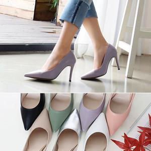 [바닐라슈] 엔포유 슬림 베이직 컬러풀 하이힐 펌프스(9cm)