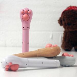 아트박스/진바스 귀여운 고양이발 안마기&후레쉬