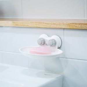 창신리빙 다이얼흡착 한칸비누대 비누곽