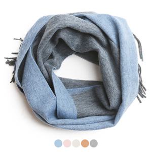 울 투톤 머플러 NS18MF1083