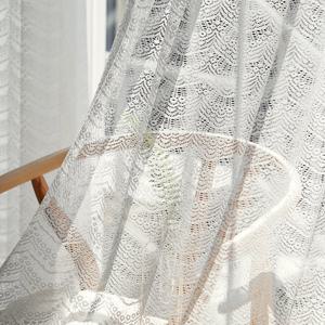 화이트 웨딩 레이스 속커튼 커튼핀형 140x230