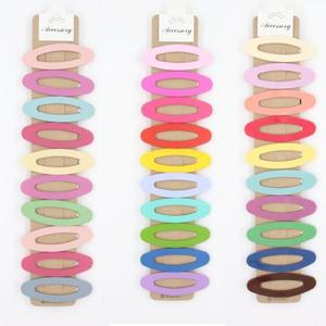 둥근 유광 무광  칼라 헤어핀 머리핀 똑딱핀 10개 세트