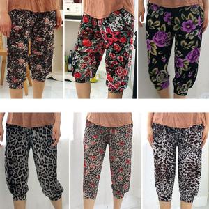 SHJ 몸빼바지 7부 밴딩 바지 엄마 할머니 얇은 일바지