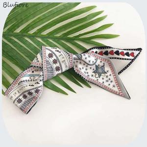 [블루피오레] 양면해 트윌리 롱타이 스카프 AF3819