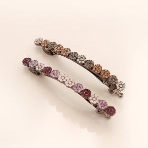 제이로렌 1H0456 스와로브스키 플라워 헤어 자동핀