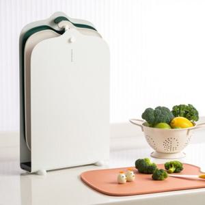 리틀럽 브리즈 항균 TPU 도마 (항균도마3P+철제스탠드+물받침) (CKD055S01)