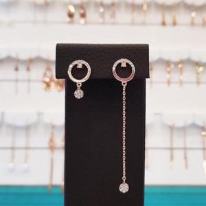 볼라레 세이브존01 결혼선물 큐빅 드롭 은침귀걸이 SPE495