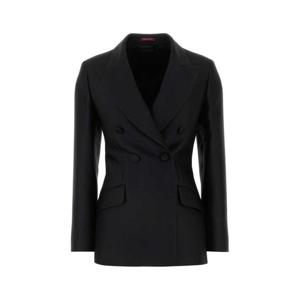 구찌 여성 블랙 울 블레이저 814103Z7AFB 1000