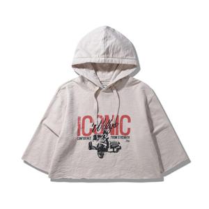 [지프]여성) 빈티지 7부후드 맨투맨 티셔츠 JQ2THF033