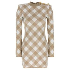 BALMAIN Vichy dress DF0R8739KH56GVQ