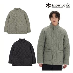 스노우피크[택가 239,000원] 공용 리사이클 퀼팅 중기장 자켓 (S24WUFPJ06A)