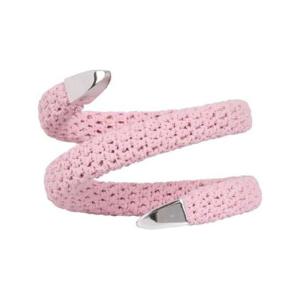 보테가베네타 핑크 크로셰 스파이럴 팔찌 190602