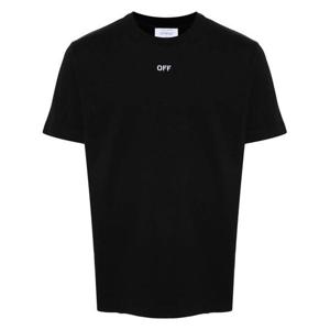 오프화이트 반팔 티셔츠 OMAA027C99JER01A 1001 BLACK WH