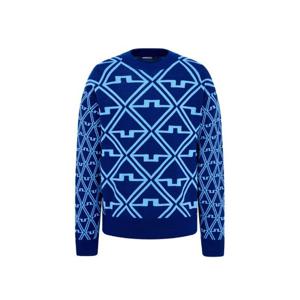 M 제이린드버그골프긴팔 LQC S1513328515 [Men] 이삭 자카드 니티드 스웨터