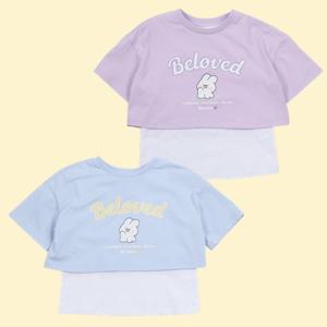 로엠걸즈슈야반팔 나시티셔츠세트RGRA2451S