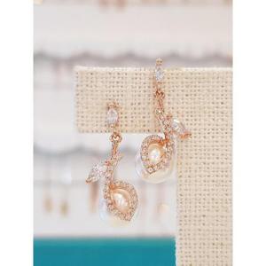 볼라레 세이브존01 진주드롭귀걸이 큐빅 선물 spe695