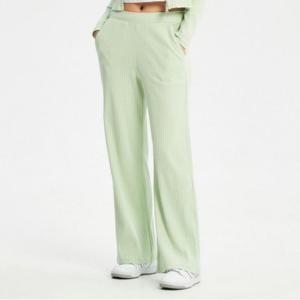 뉴발란스바지 LQJ NBMLE2W322-41 W 소프트 골지 와이드 팬츠