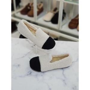 한슈 세이브존07 퍼안감 플랫슈즈 1.5cm HS335228sh