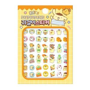 학산문화사 산리오 캐릭터즈 폼폼푸린 귀걸이 스티커