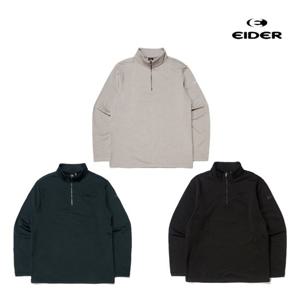 아이더 [택가 129,000원] 남성 파워스트레치 기모 짚업 티셔츠 DMW23281