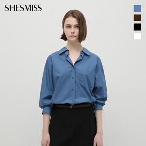 [쉬즈미스] 코튼 루즈핏 셔츠_SWWSTP32060