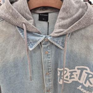 리트머스 HC40 후드 탈부착 아트웍 데님 SH LP1YU097