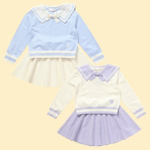 [로엠걸즈(아동)]단정카라 스웨터상하세트RGSM24W3P