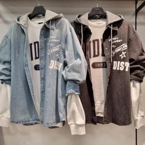 리트머스 HC34 남녀공용 후드 탈부착  아트윅 데님 SH LP3YU682