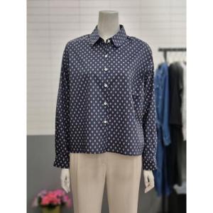 아날도바시니 세이브존02 도트카라코튼셔츠 AY10BL05S