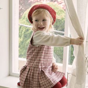 [아가방]모아체크원피스세트(WINE)_01R734052