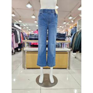 [뱅뱅]여성 9부 밴드 스판 청바지 NQJ261