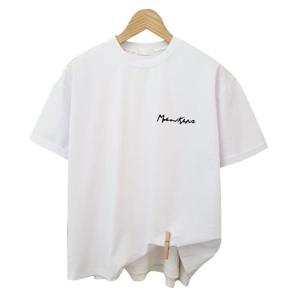 [리빌모아]남자 구름 반팔티 티셔츠 RB-TSH-Q018-화이트