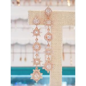 볼라레 세이브존01 은침귀걸이 큐빅 드레시 spe718