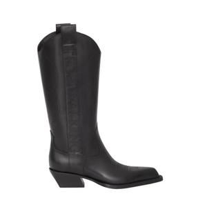 오프화이트 여성 블랙 웨스턴 부츠 OWIE041C99LEA0001  1010